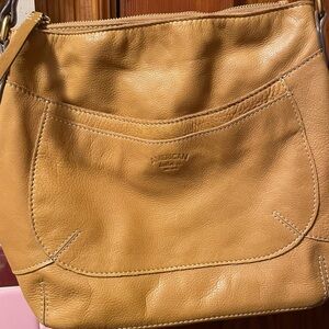 American Leather Tan Shoulder Bag